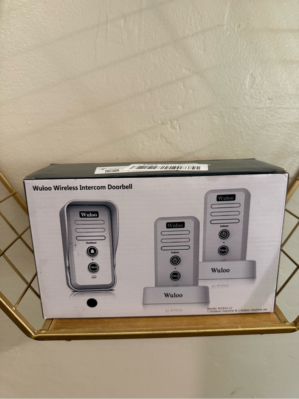 Wuloo 0.5Mile Long Range Wireless Intercom Doorbells Chimes Rechargeable Battery